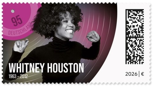 Whitney houston stamp - stamp, (new)