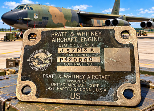 Pratt whitney 57 turbo jet - &, j-57