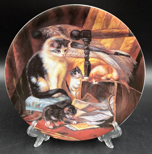 Wall plate ornament - , cat