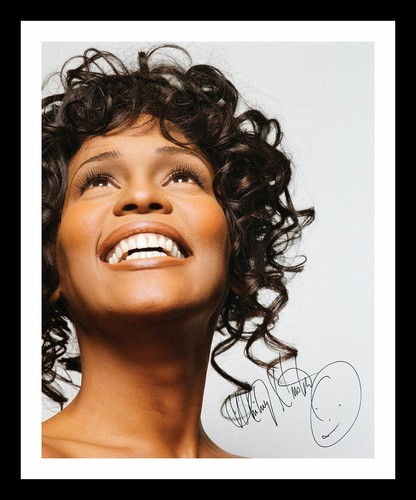 Whitney houston autograph - whitney,